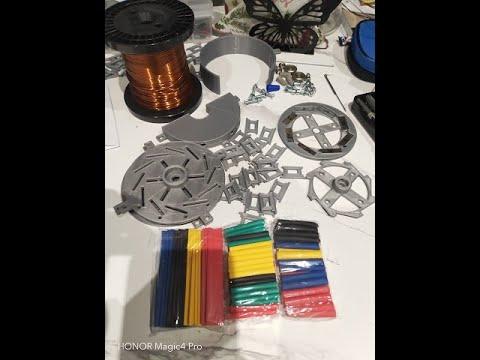 3D Printed Duo Stator BLDC Motor Part 1