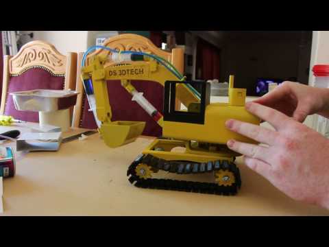 3D Printed Excavator