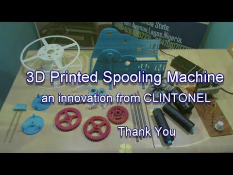 3D Printed Filament Spooler