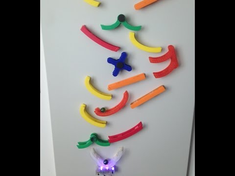 3D Printed Magnetic Marble Run