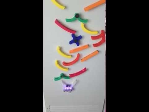 3D Printed Magnetic marble run - Adding NeoPixel LED's