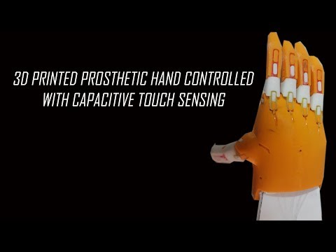 3D Printed Prosthetic hand Controlled with  Capacitive Touch Sensing