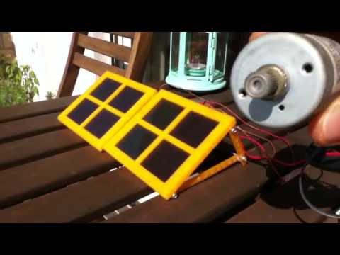 3D Printed Solar Cell Panel