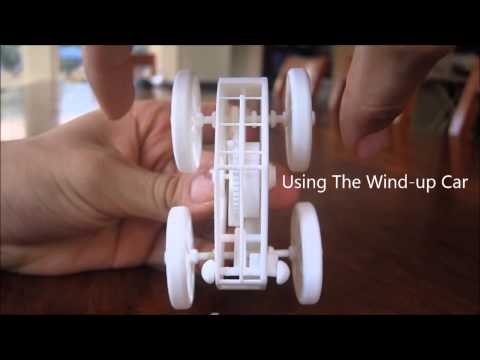 3D Printed Wind-Up Toy Car