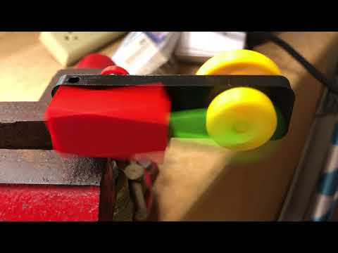 3D Printed Wobbler Air Engine At 15 PSI