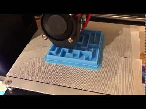 3D Printed maze