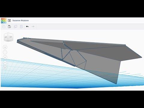 3D Printed version of World Record Holder Paper Airplane