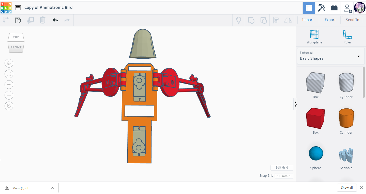 3D design Copy of Animotronic Bird _ Tinkercad - Google Chrome 6_27_2020 12_22_17 AM (2).png