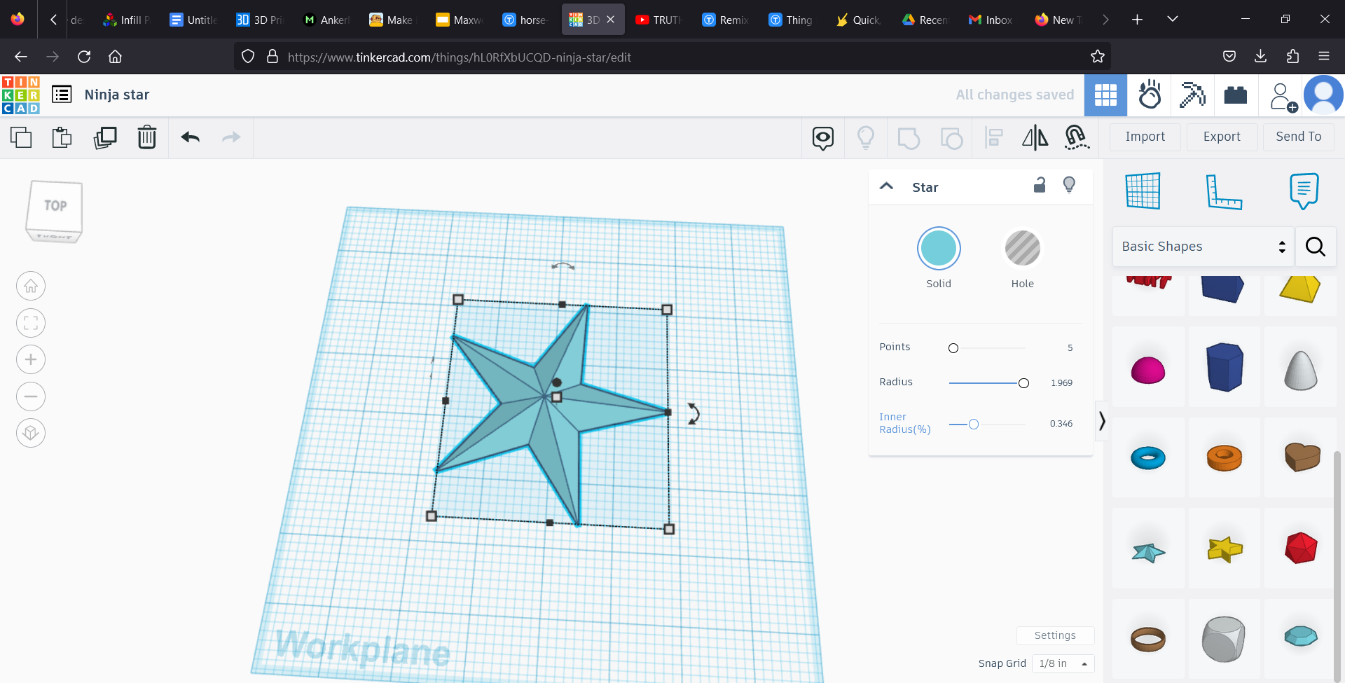 3D design Ninja star _ Tinkercad &mdash; Mozilla Firefox 9_27_2023 3_36_37 PM.png