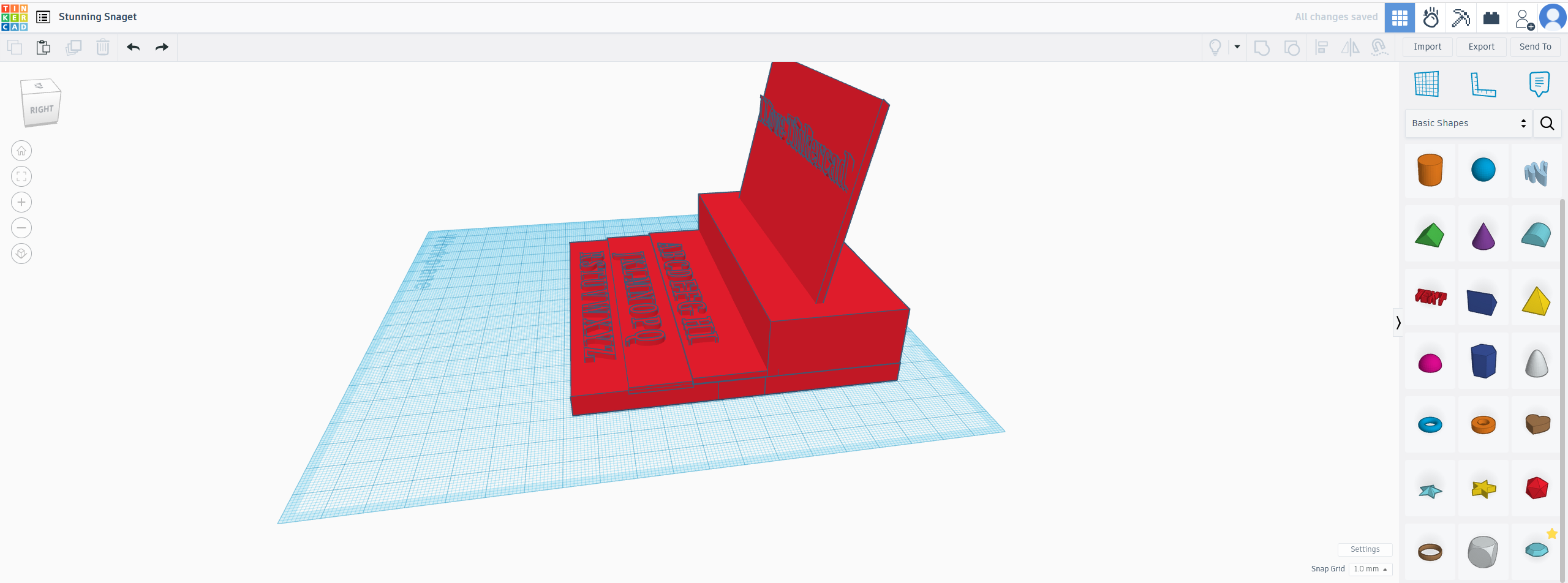 3D design Stunning Snaget - Tinkercad &mdash; Mozilla Firefox 7_7_2024 11_42_54 AM.png