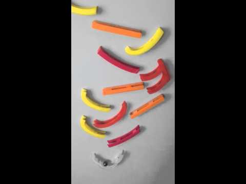 3D printed Basic Magnetic  Marble run