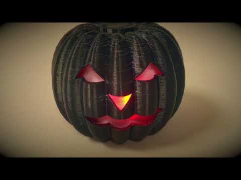 3D printed Jack-O-Lantern