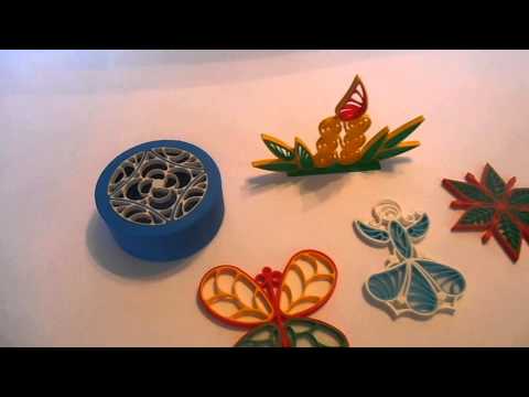 3D printed quilling. Color snowflake.