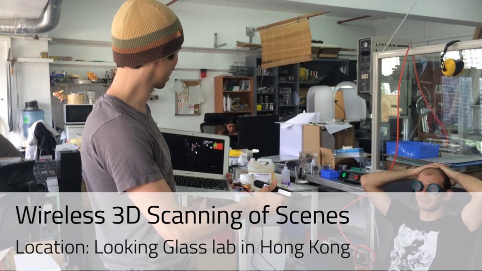 3D scanning a scene