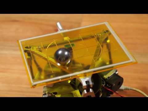 3DOF Ball on Plate with Closed Loop Stepper Motors