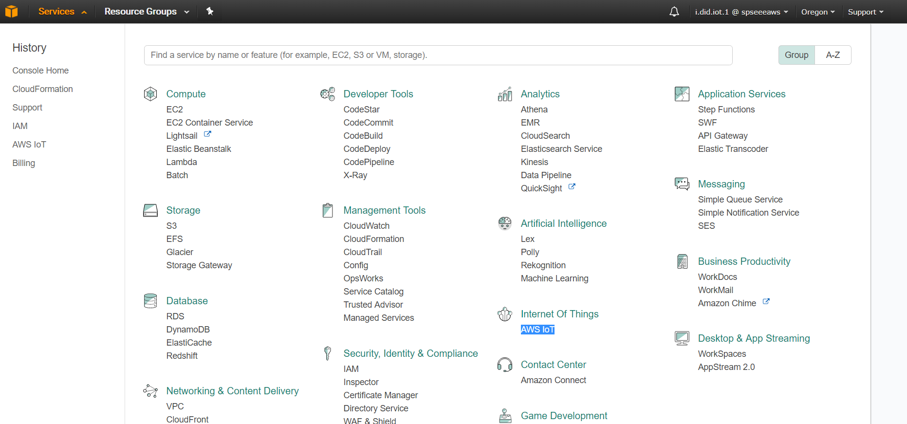 3a. Selecting AWS IOT.png