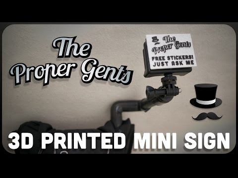 3d Print Proper Gents Timelapse