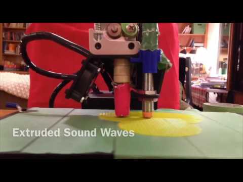 3d Printing Sound Waves Time Lapse