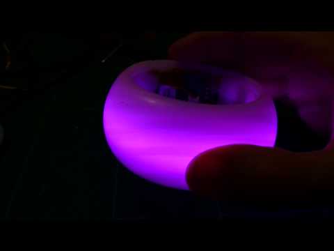 3d printed LED bracelet V2 with motion sensor