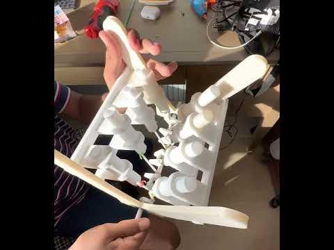 3d printer V8 car engine