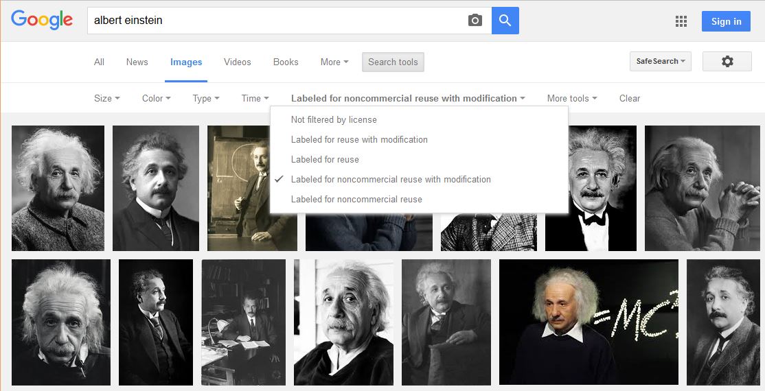 4.0 - Stock Photo Search - Albert Einstein .JPG