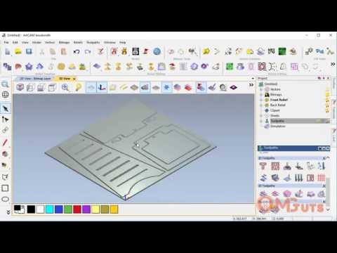 4.1 Creating standing desk course -  Importing and configure in Artcam