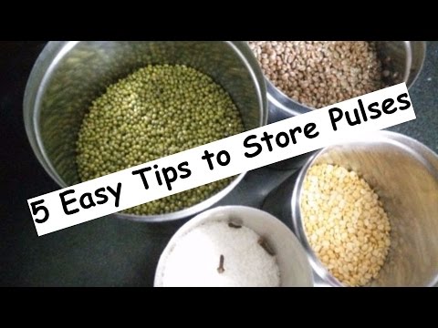 5 Easy Tips to Store Pulses | How to protect Pulses from Insects | Kitchen Tips by Healthy Kadai