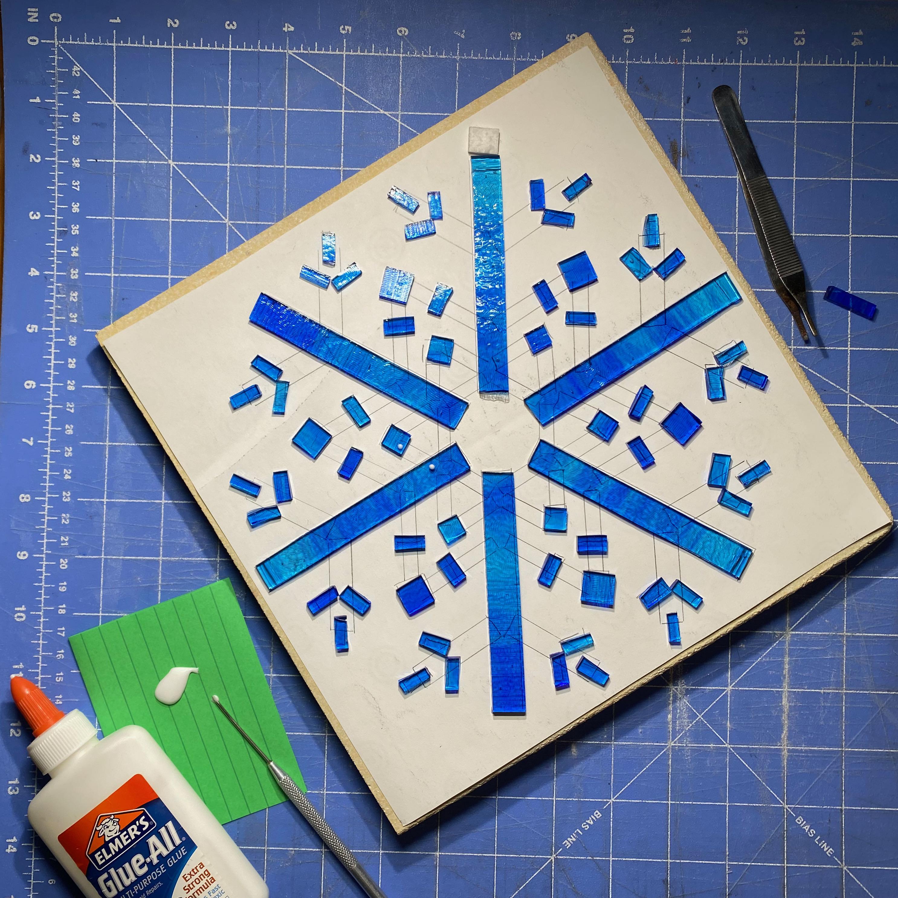 5 assembling 1 fused glass snowflake diy tutorial how to sharon warren glass.jpeg