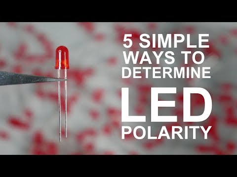 5 simple ways to determine LED polarity