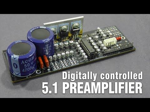 5.1 Channel audio preamplifier