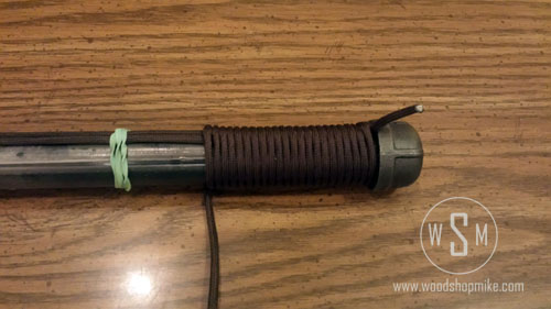 550 Paracord Handle, First Few Wraps.jpg