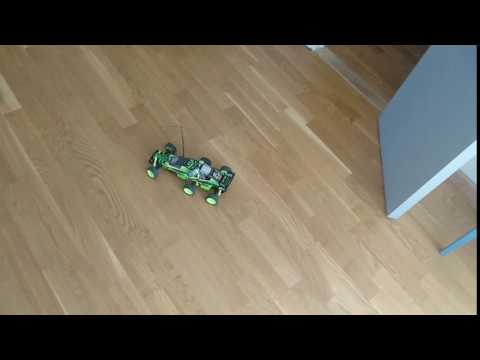 6 wheel RC car - test run