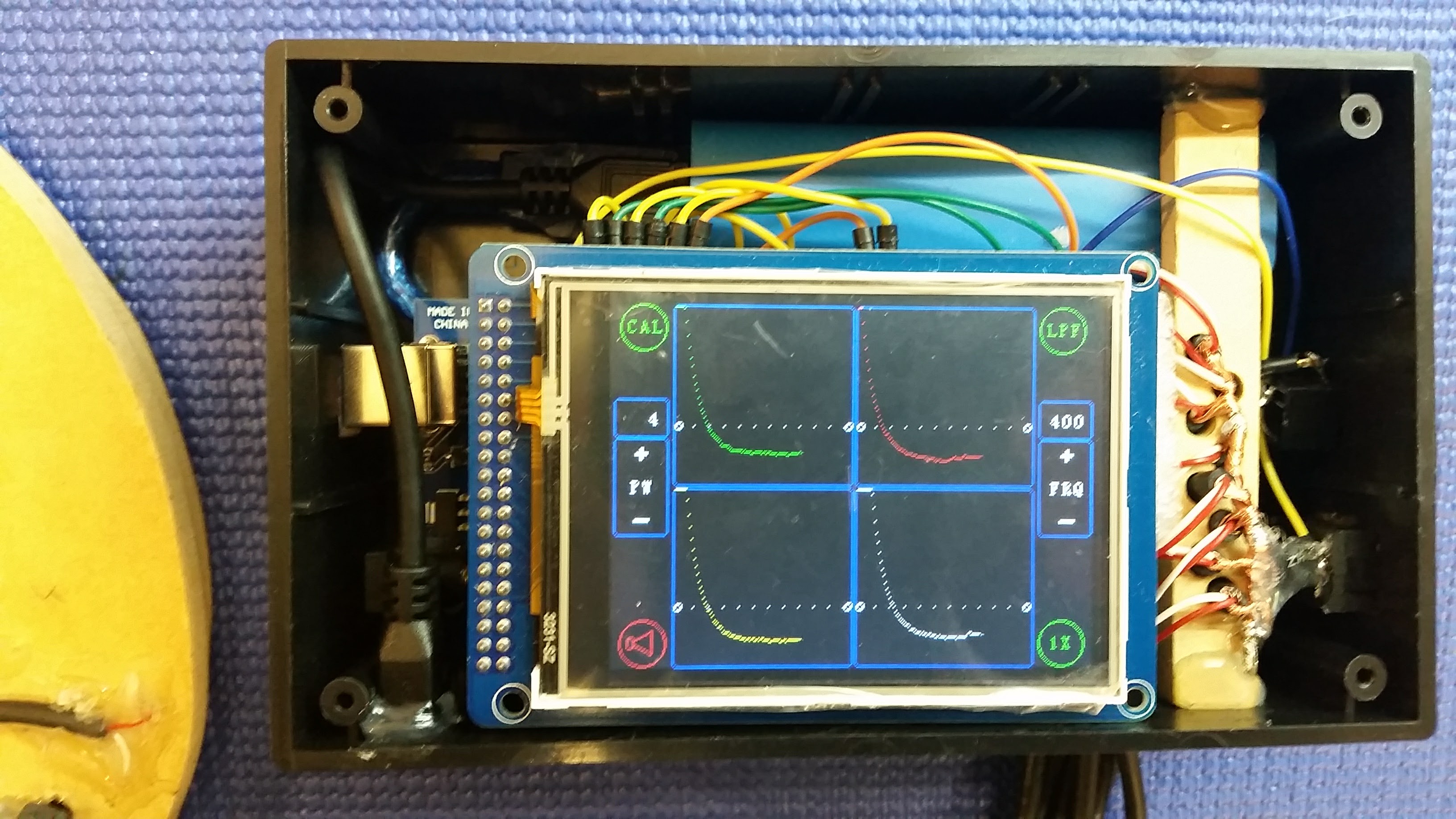 6.1 Build Case - Position Screen to mark out hole.jpg