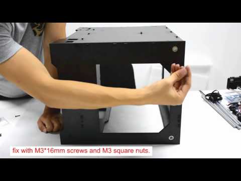 7 Assemble the Main Frame--Geeetech  Duplicator 5 DIY dual extruder 3D Printer assembly -