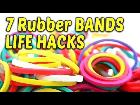 7 Simple Rubber Bands Life Hacks | RiceYummy