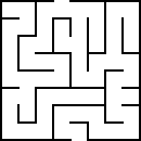 8 by 8 orthogonal maze.png