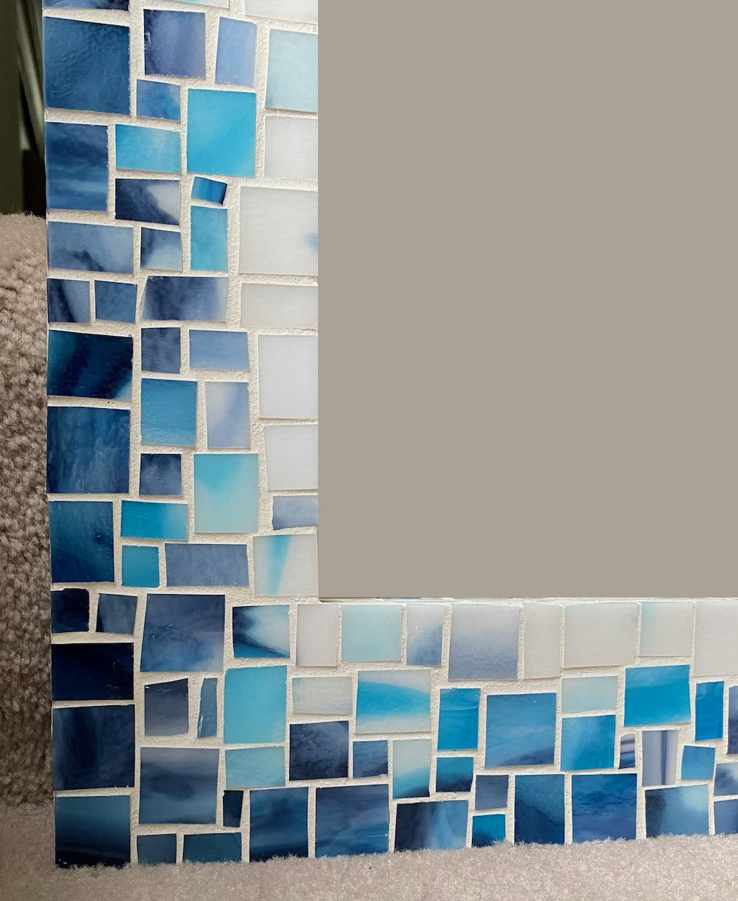 8 streaky blue mosaic mirror 3 stained glass diy tutorial how to sharon warren.jpeg