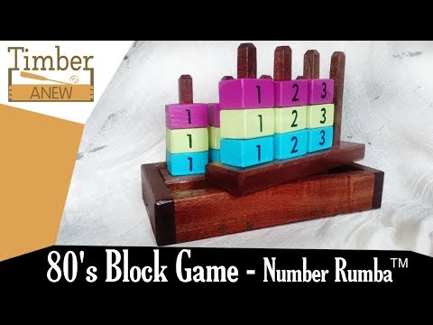 80's Block Game - Number Rumba - Woodworking Project