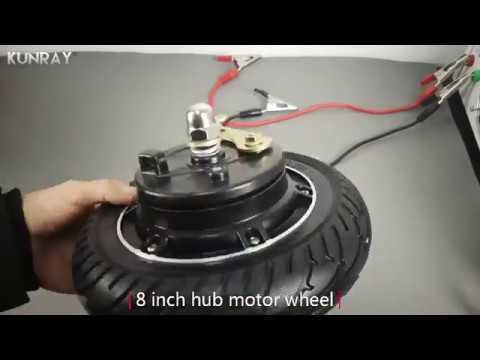 8inch Electric sccoter Hub motor wheel set 24-48v 350w, Controller Sets