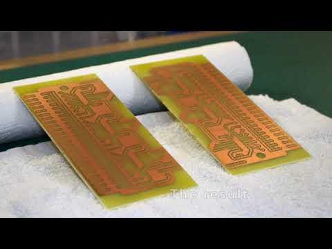 8x8x8 RGB-CUBE Part1/5: How to etch multilayer circuit boards