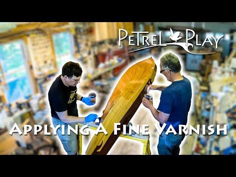 A Beautiful Varnish Finish Depends on Prep Work - Petrel Play SG - E28