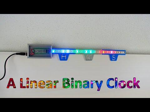 A Linear Bnary Clock