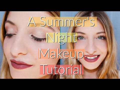 A Summer's Night Makeup Tutorial | Night Goddess by Ashley Tisdale Palette | Collab