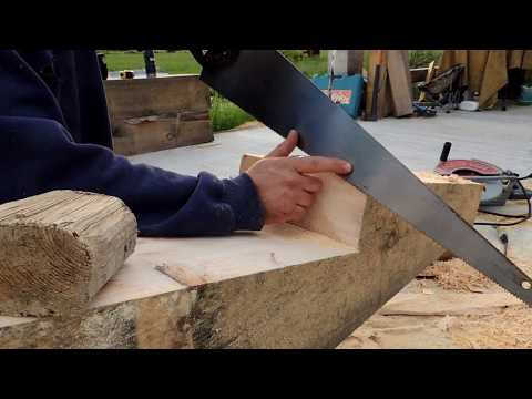 A Timber Frame Scarf Joint part 3: Cutting the joint