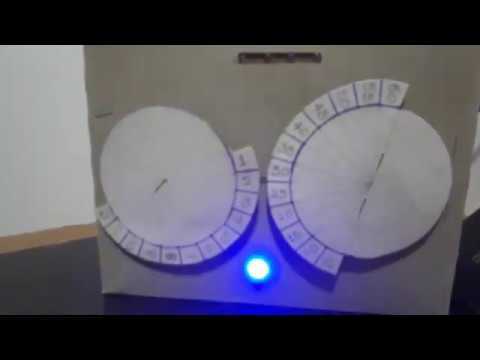 A Unique clock model powered by Arduino Servo motors