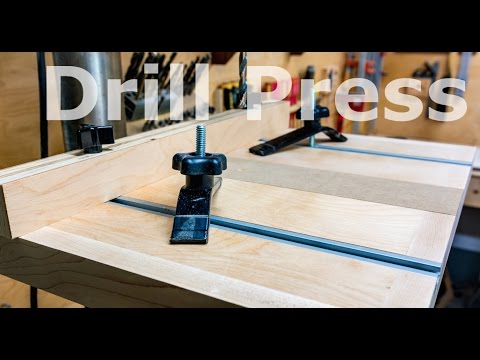 A basic drill press table