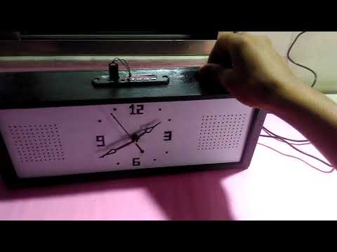 A table clock plus boombox!