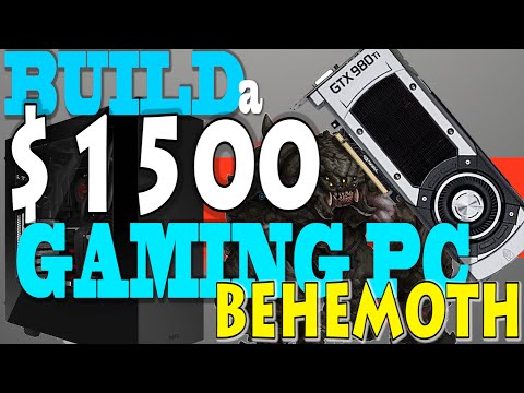 AMAZING $1500 GTX 980Ti Gaming PC - 4k Behemoth!