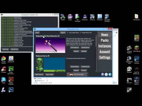 ATLauncher 3.0 Install and How To Use Video