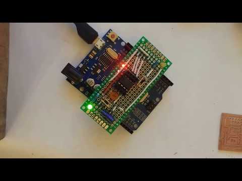 ATtiny prototype board: upload sketch